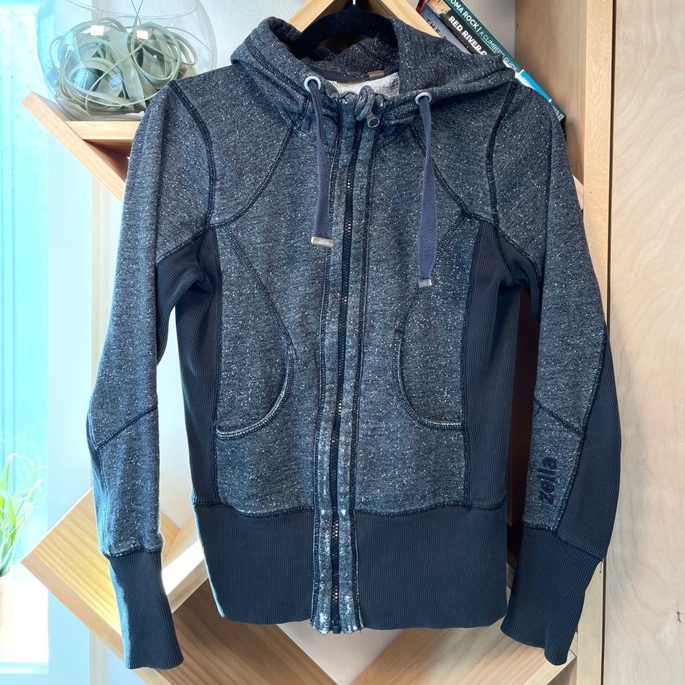 Gray Zip up Hoodie